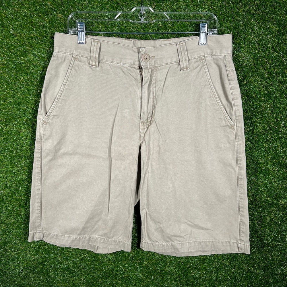 The North Face Mens Khaki Chino Shorts Size 32 Tan Cotton‎ Twill Outdoor